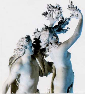 Gianlorenzo Bernini: Apoll und Daphne, Detail