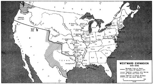 Map 19: Westward Expansion 1815-1845