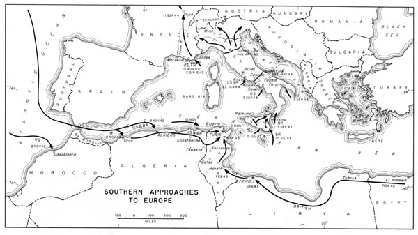 Map 40: Southern Approaches to Europe