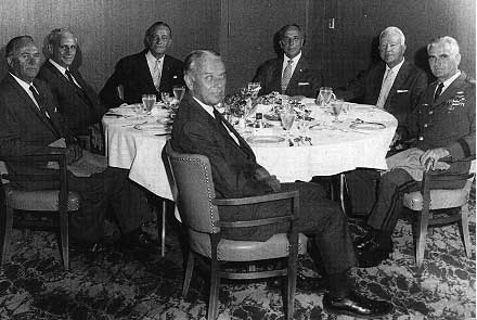 Photo: In 1970 the incumbent chief of staff, General William C. Westmoreland (in uniform), hosted a luncheon in honor of six of his predecessors at the Pentagon