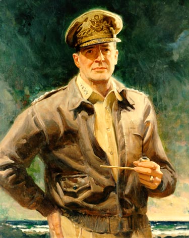 Painting: Douglas MacArthur