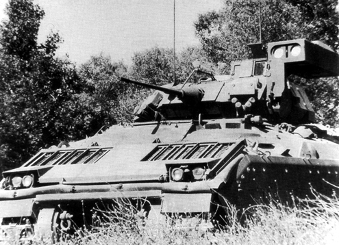Picture - The Bradley fighting vehicle.