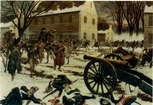 Painting - Soldiers of the American Revolution, Trenton, December 26 1776, by Charles McBarron