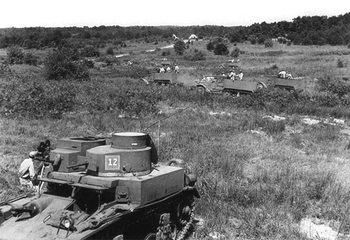 Picture - Provisional Tank Destroyer, Fort Meade, Maryland, 1941