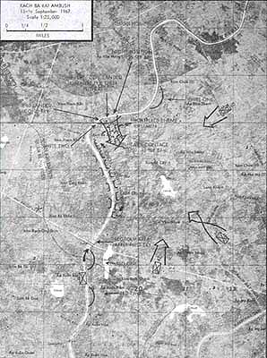 MAP 9 - Rach Ba Rai Ambush