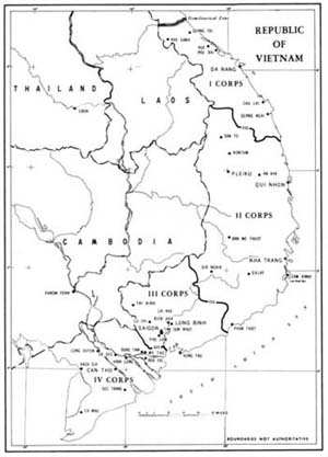 Map 1: Republic of Vietnam