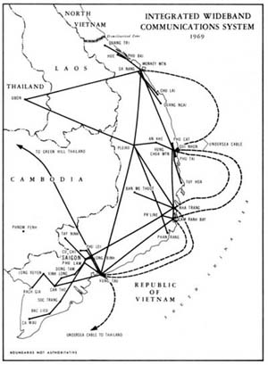 Map 7: Integrated Wideband Communications Systems, 1969