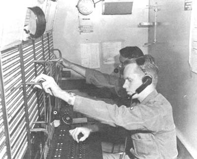 Photograph: Signal Opeating Mobile Manual Switchboard in 1962
