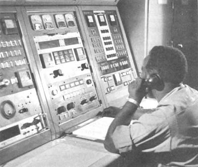 Photograph: Console Operator At Saigon Satellite Terminal