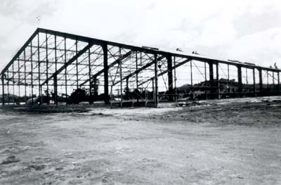 Photo: Aircraft Hangar Under Construction Near An Khe