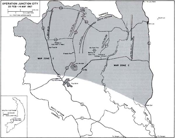 Map 7: Operation Junction City, 22 Feb-14 May 1967