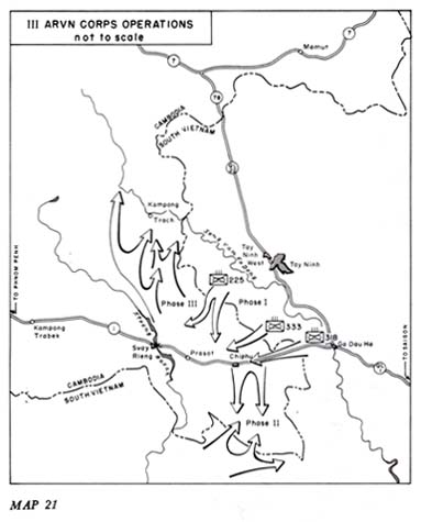 Map 21: III ARVN Corps Operations