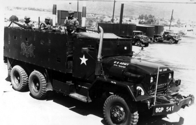 Picture - Gun Truck - 5 ton M54A2 "Hardened" Vehicle