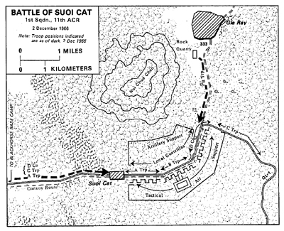 MAP 7 - BATTLE OF SUOI CAT