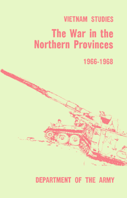 Cover: The War in the Northern Provinces