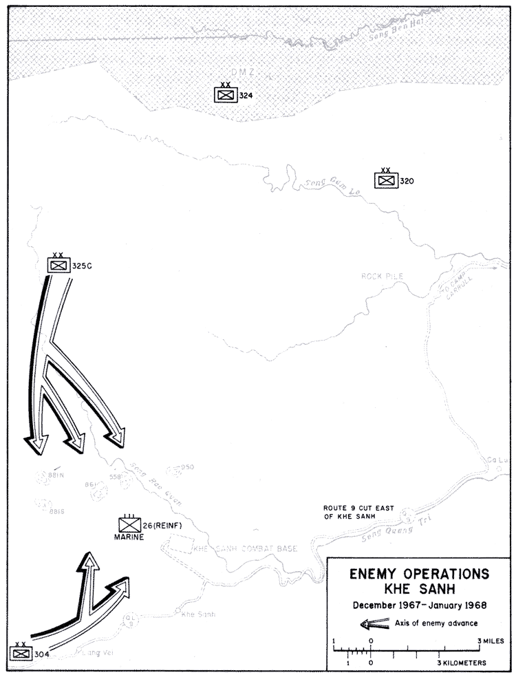 Map 5: Enemy Operations, Khe Sanh