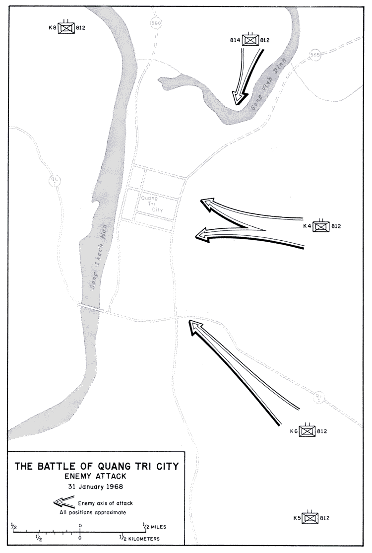 Map 8: The Battle of Quang Tri City Enemy Attack
