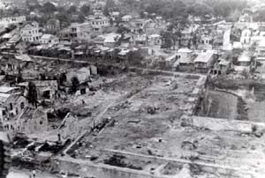 Photo: AERIAL VIEW OF RUINS OF HUE