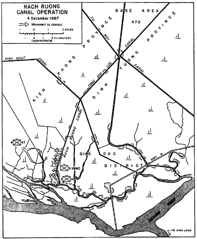 MAP 13 - RACH RUONG CANAL OPERATION