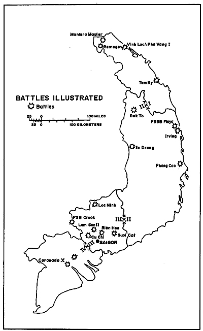 MAP 1 - BATTLES ILLUSTRATED