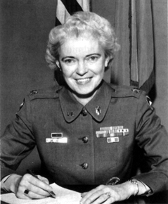 MAJ. ANNIE V. GARDNER, Acting Commander, WAC Training Center, Camp Lee, June 1948.