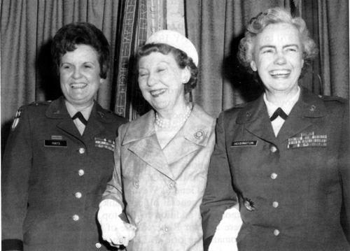 THE FIRST TWO MILITARY WOMEN TO ACHIEVE GENERAL OFFICER RANK