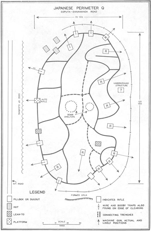 Sketch No. 5: Jananese Perimeter Q, Soputa-Sanananda Road