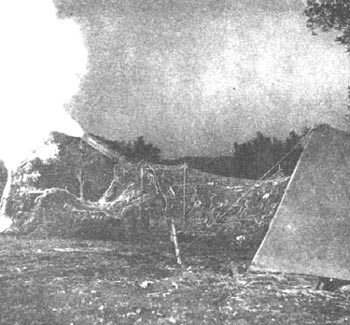 Photo: A Camouflaged 8-inch Howitzer