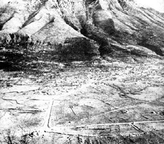 Photo: Junction of Highway 6 and the road to San Pietro