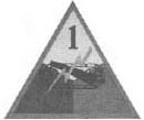 Photo: 1st Armored Division Insignia