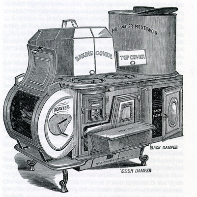 ideal stove, c. 1873