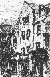 Hull-House sketch by resident Nora Hamilton
