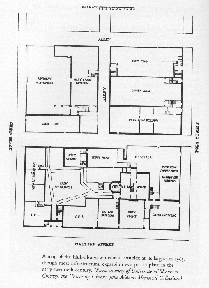 Map of Hull House