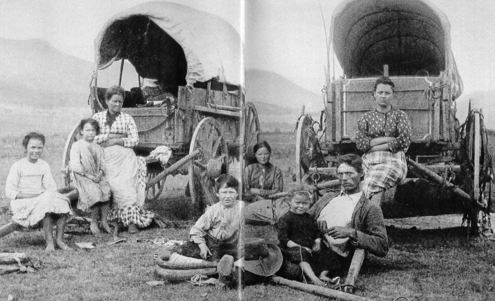 emigrants on the trail