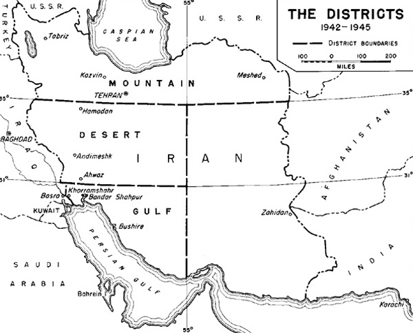 Map 3, The Districts
