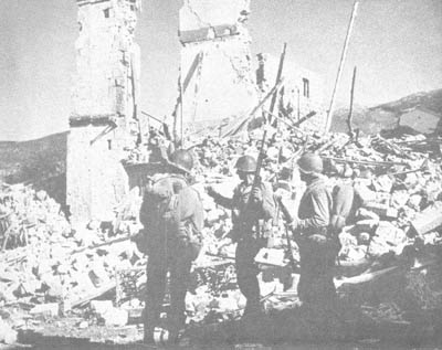 Photo: Ruined Buildings in Mignano